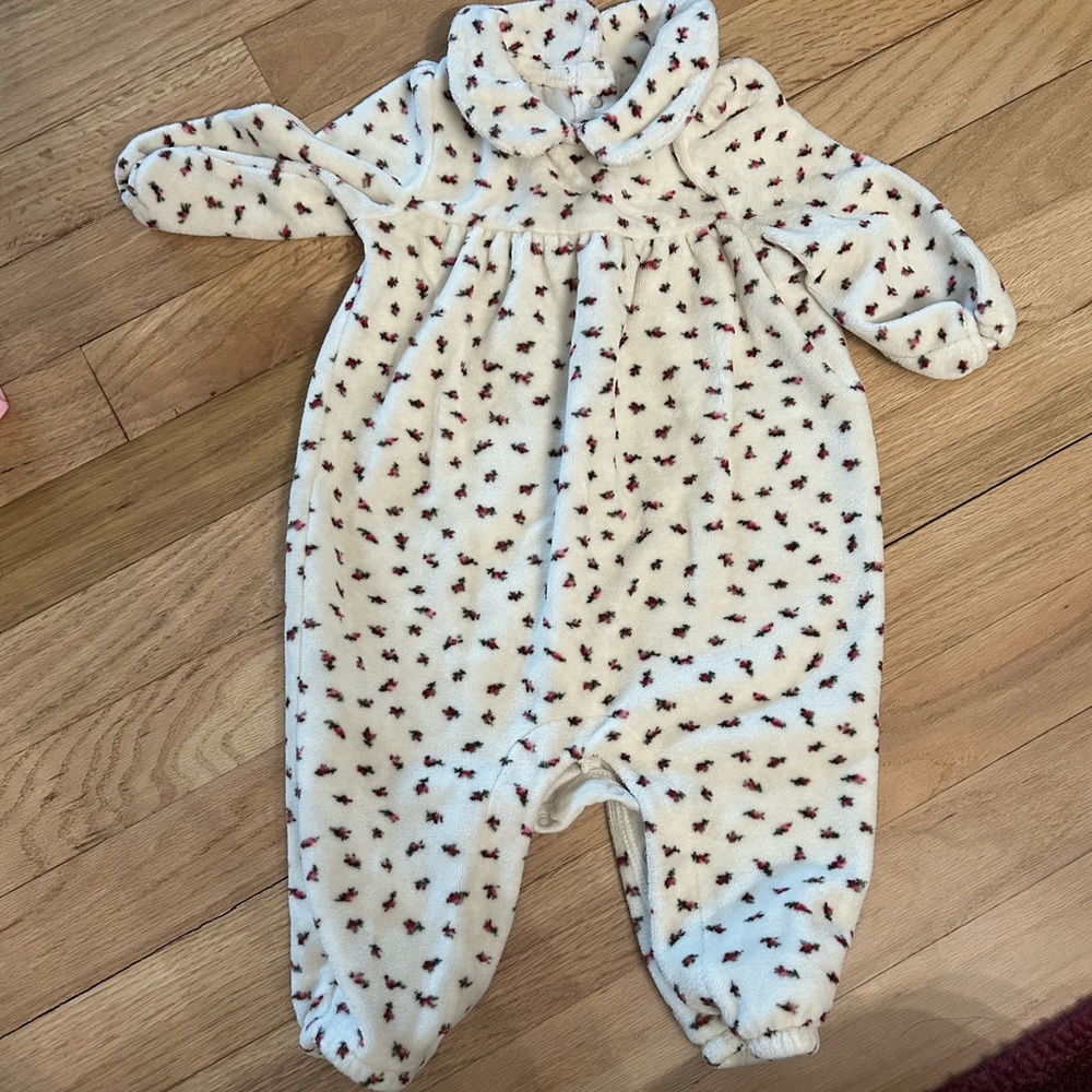 baby gap holly fleece onesie